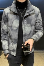 轻薄羽绒服男冬季2025新款渐变潮牌立领外套A313-013-P145，男装羽绒服，电商A313