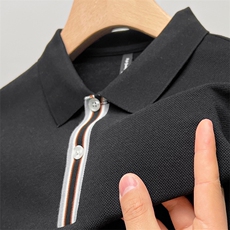 男士短袖t恤polo衫简约时尚宽松翻领POLO衫体恤上衣服纯棉半截袖，男装T恤，电商B212（原钱塘6029）
