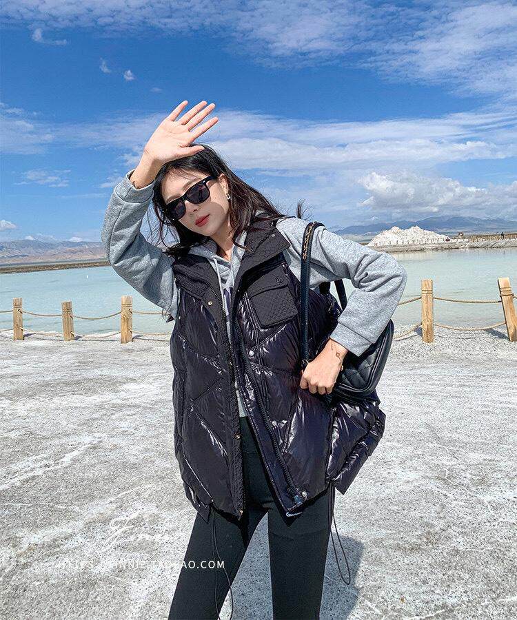 冬季新款韩版时尚羽绒马甲，女装马甲，韩衫衣社