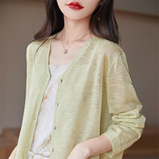 2025新款春秋薄款针织衫初春洋气超好看开春上衣外套，女装针织衫/毛衣，贵皇网供仓