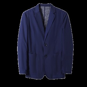 2023春夏新款男装中年男士商务休闲西服外套薄款防晒服便西免烫图片