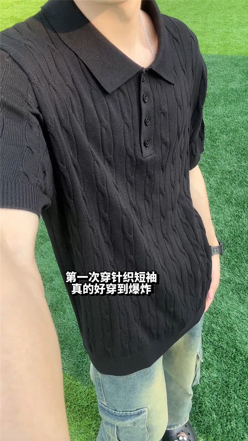 XZ809A/MTTT01/P55/控68冰爽丝针织杉POLO高品质,男装针织衫/毛衣,星座809A(原222-1)