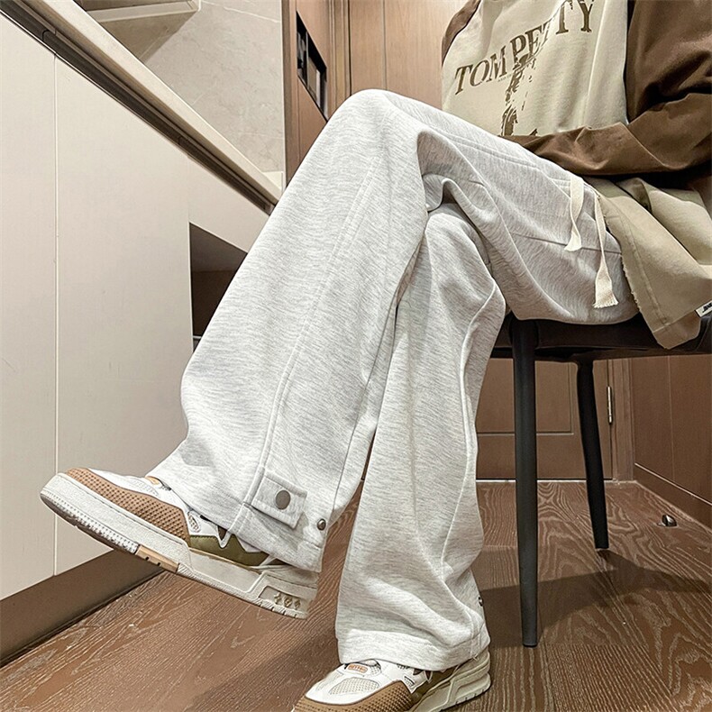 春款热卖货足裤子宽松休闲裤子高街潮牌卫裤K495TP35控58，男装休闲裤，电商A102B