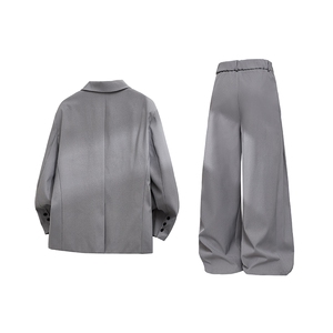 韩版休闲西装套装外套高级痞帅宽松韩版西服外套西裤整套搭配P135图片