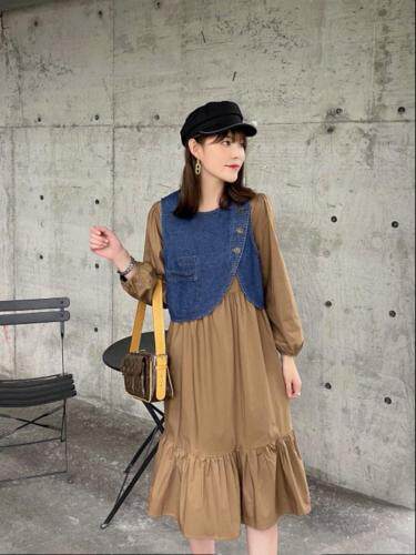 秋款连衣裙，女装连衣裙，莫妮菲