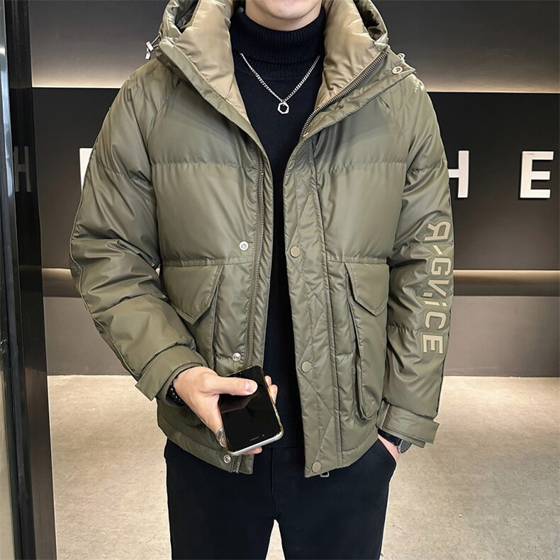 6645P165冬季男士新款立领时尚短款字母情侣羽绒服店主风,男装羽绒服,星座414（原B263）
