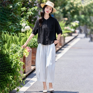 【2026夏季女装新款】时尚舒适宽松休闲套裤图片