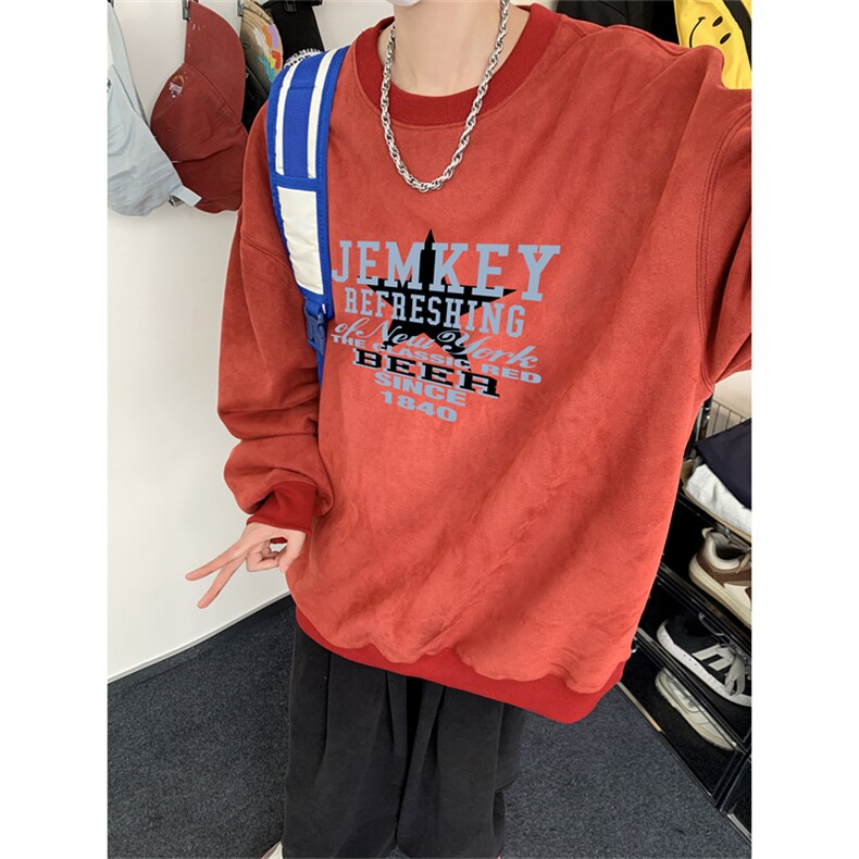特p32高品质360G麂皮绒圆领卫衣JW2448图片