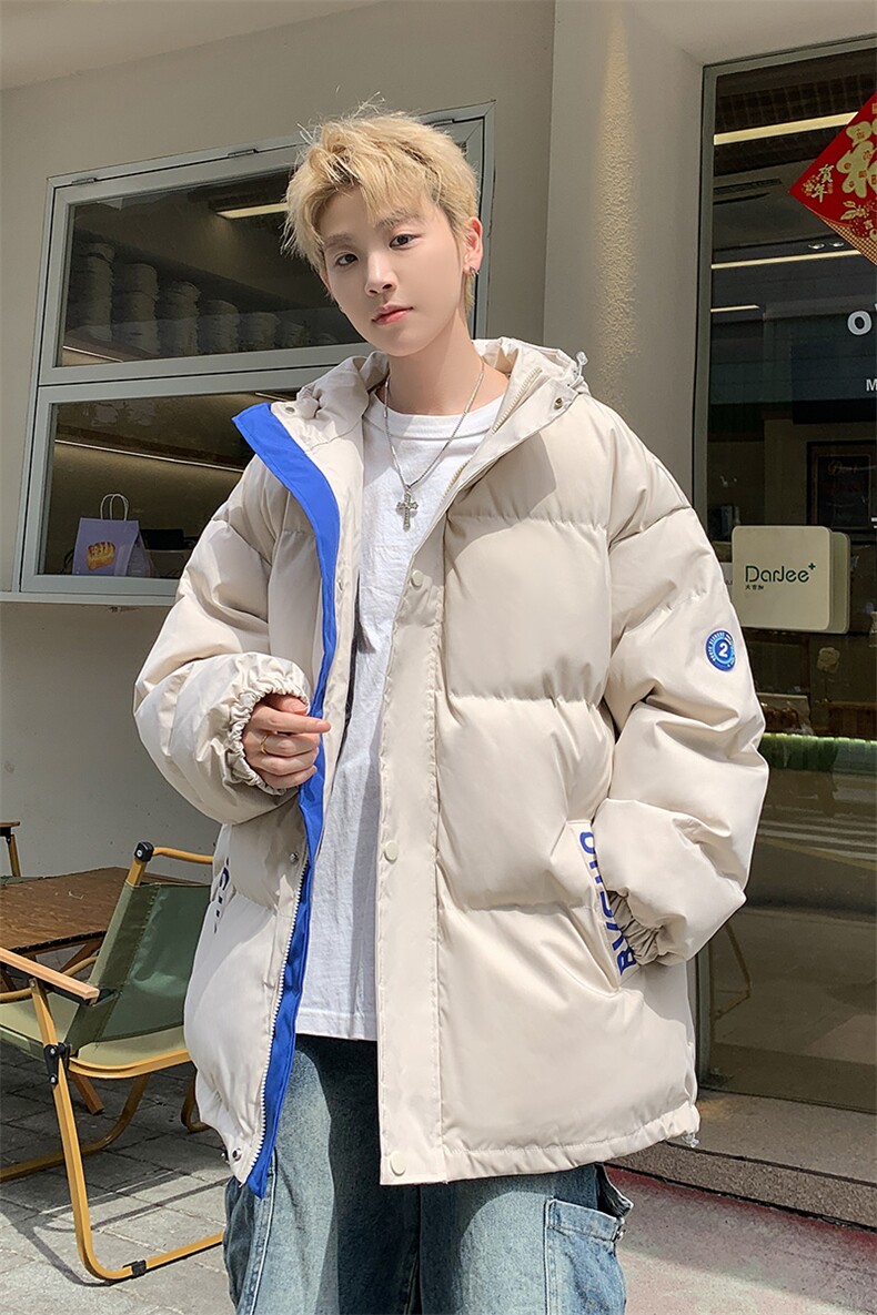 冬季宽松/连帽休闲外套潮加厚棉衣XZ102B-1M2305-P125,男装棉衣,星座102B-1