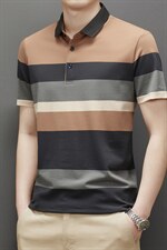 翻领短袖POLO衫男装2023夏季新款潮流时尚POLO打底衫上衣男装潮，男装Polo衫，电商B212（原钱塘6029）
