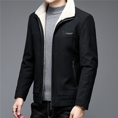 2023冬季厚款中年白鹅绒填充羽绒服皮外套男装ALXBPU2810-P340，男装羽绒服，电商B212（原钱塘6029）