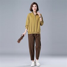 568款休闲套装舒适百搭，女装套装/套裙，秋牧寒烟