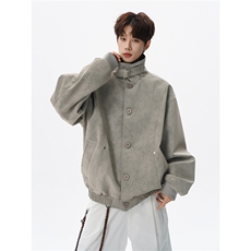 街头美式潮牌解构拼接翻领夹克情侣宽松百搭外套W372TP78控138，男装夹克，电商A170