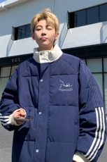 ！2025秋冬新款男士卡通印花棉衣加厚情侣棉服外套MY205特P80，男装棉衣，电商B220