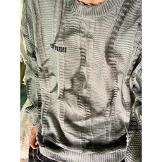 美式复古街头扎染毛衣女秋季慵懒风嘻哈宽松针织衫潮MK2601，男装针织衫/毛衣，星座1116A（原606A-3）