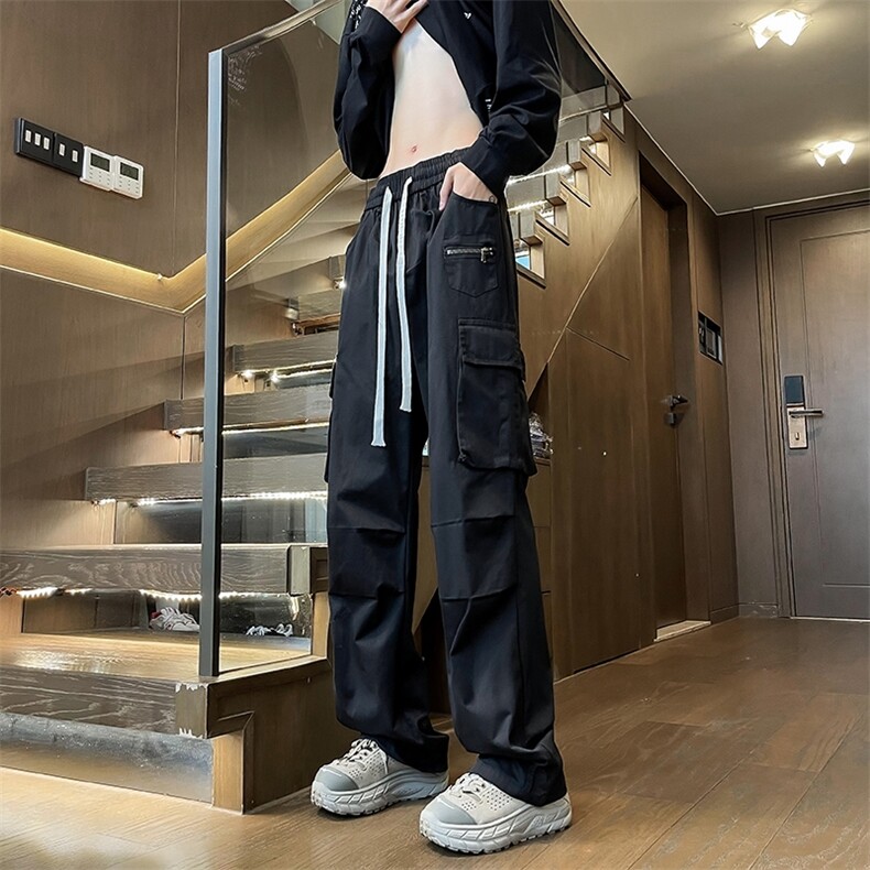 个性工装宽松休闲裤男高街潮流长裤子KK514/P45,男装工装外套,电商D202-1