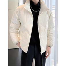 小众高级设计感立领短款保暖棉服外套男冬季加厚盔甲美式棉袄棉衣，男装棉衣，星座506A