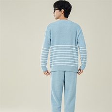 新款休闲保暖时尚情侣套装家居服两件套TZ3151-P100，男装棉衣，星座310B-3