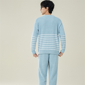 新款休闲保暖时尚情侣套装家居服两件套TZ3151-P100图片