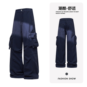 B221 美式ins高街洗褪书包袋工装休闲牛仔裤 LK26651-特P60控108,男装牛仔裤,电商B221,青羊区千之姿服装店