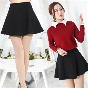 2021年春季 短裙 修身 半身裙 纯色 通勤 潮流,女装半身裙,韩美纤衣
