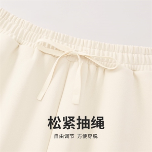 2025年夏季中腰宽松松紧短裤速干抗菌短裤时尚百搭图片
