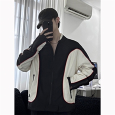 B221美式ins高街暗黑痞帅型男机车服外套上衣SY2306-P90控118，男装夹克，电商B221