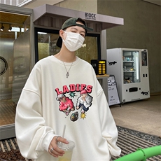 特P25控48秋冬新款男士圆领卫衣宽松休闲日常百搭上衣WQ2444，男装卫衣，电商B370