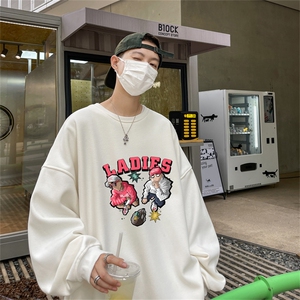 特P25控48 秋冬新款男士圆领卫衣宽松休闲日常百搭上衣WQ2444图片
