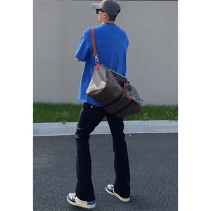 秋季美式ins高街hiphop大众休闲长裤货号K736P55图片