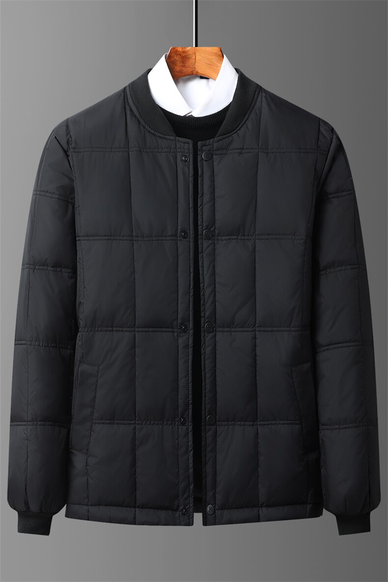 羽绒服中老年男士爸爸装冬装加绒加厚内穿外穿内胆羽绒服外套,男装羽绒服,钱塘723