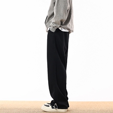 A408-24K25010-P55-X79-M-3XL秋冬季主推加厚束脚美式休闲卫裤，男装休闲裤，电商A408