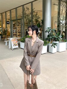 高品质格子西装,女装西装,Balance Studio