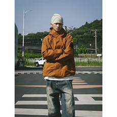 春秋季夹克外套男女新款宽松休闲连帽户外冲锋工装登山服WF90-p58，男装夹克，星座1008