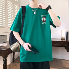 夏季男短袖t恤高品质多工艺发泡印大码T恤衫HF8392-P34，男装T恤，星座1206（原A206）