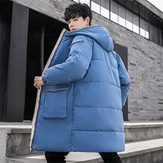 冬季中长款棉衣男加厚连帽大口袋休闲棉服潮棉袄A266-WMY2112-P85，男装棉衣，电商A266