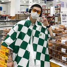 白绿格