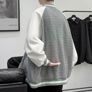 2023秋上新潮流棒球服男女中性风韩版时尚刺绣夹克外套 8013-P95图片