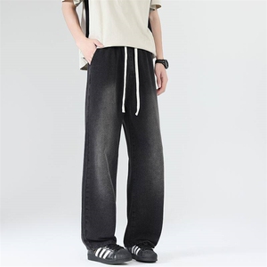 2025年新款美式高街直筒牛仔裤S-5XL-H039-P48图片