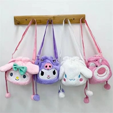 佐乐毛绒玩具厂包 抽绳水桶包