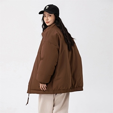 现货美式高街休闲夹克冬季立领纯色三防户外工装加厚棉服外套，男装夹克，电商A443