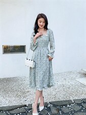 现货碎花连衣裙，女装连衣裙，蕾曼拉