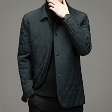2023冬季中年男棉衣冬装中年男翻领棉服爸爸外套上衣YYM8937-P230，男装棉衣，电商B212（原钱塘6029）