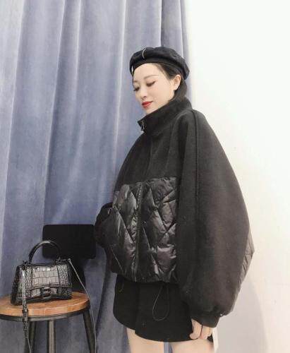 冬季新款羊绒拼羽绒，女装，琼卿格