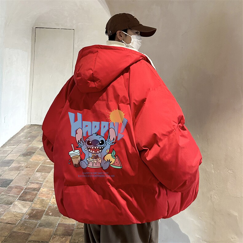 控128加绒面包服男大码羊羔毛棉衣男MY16077-P100,男装棉衣,电商A040