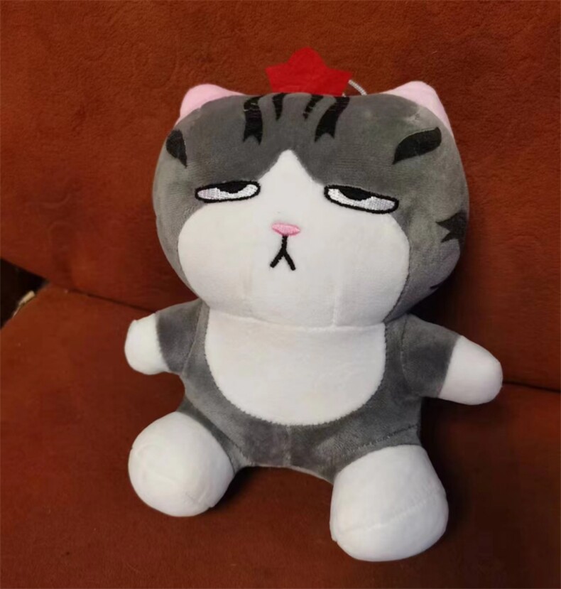 7寸四面弹吾皇猫，威威毛绒玩具