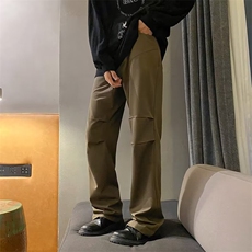 男时尚潮牌休闲裤青春流行宽松型直筒潮港风秋季工装裤SC30P42，男装休闲裤，星座1116-2