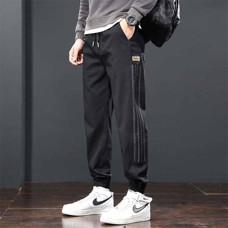 2026春夏款大码青少年卫裤男士韩版宽松休闲裤束脚运动裤k666-40，男装休闲裤，星座224-1