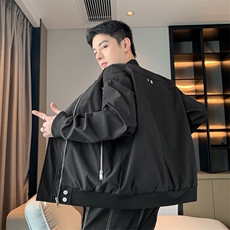 美式棒球服夹克男2025春款大码酷帅港风复古工装外套JK220-P75，男装夹克，星座308B-2