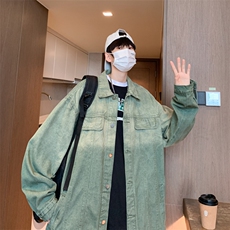 牛仔外套男春秋韩版潮流潮牌夹克男休闲百搭上衣服JK02078-P62，男装夹克，星座308B-1